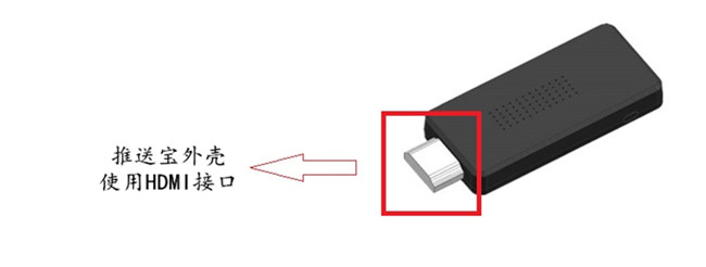 推送寶外殼使用HDMI接口